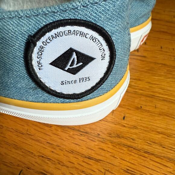 SPERRY x JAWS | Cloud CVO Chief Sneaker, Hooper Denim Boat Shoe | Men's Size 8 - Picture 3 of 11